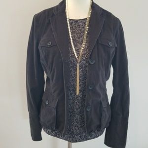 EXPRESS Black Distressed Jacket